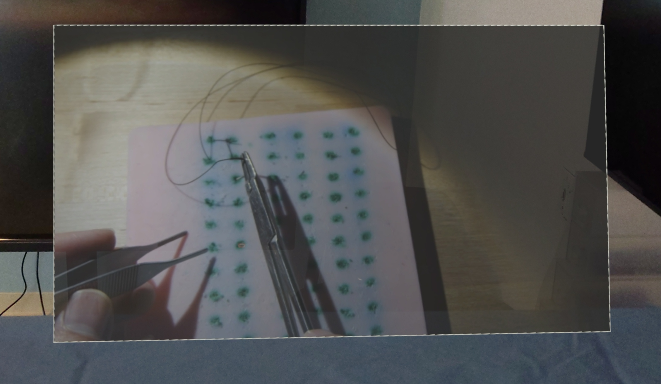 Understanding Effects of Visual Feedback Delay in AR on Fine Motor Surgical Tasks